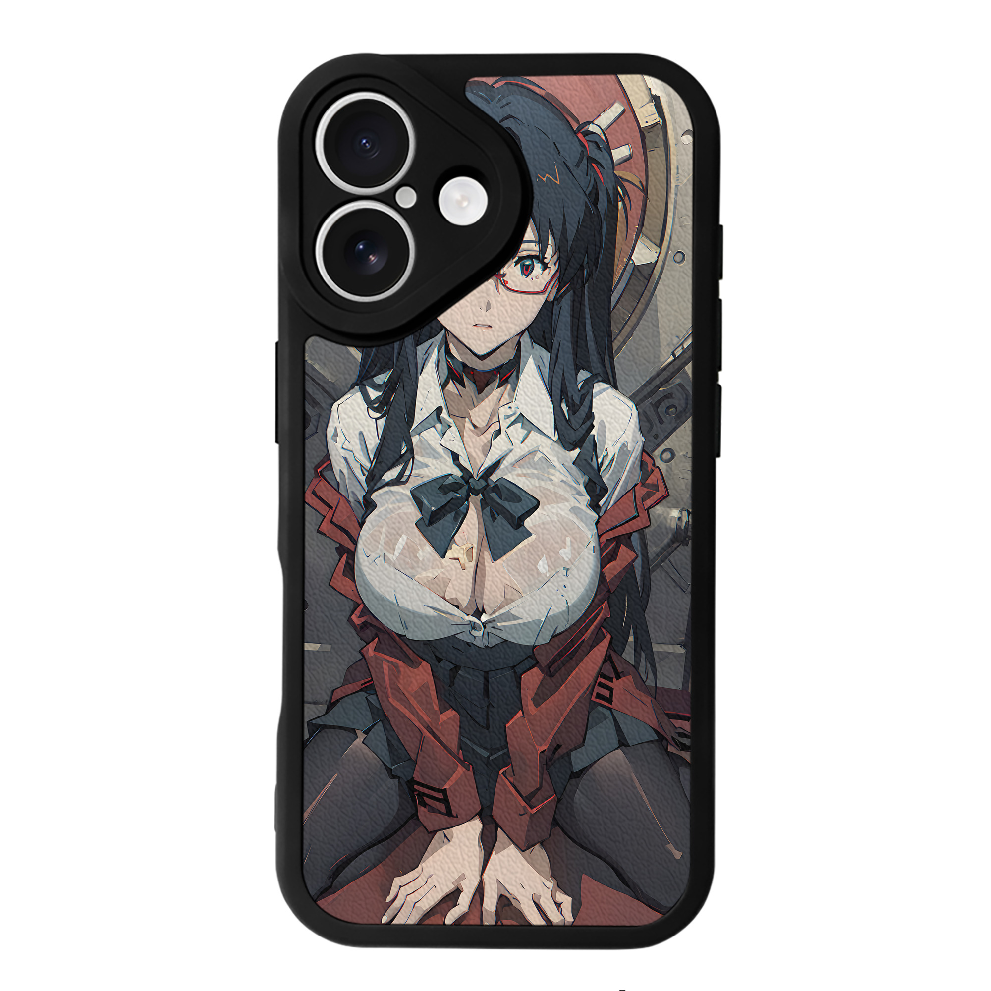 （画像用） EVA 新世紀エヴァンゲリオン 【iPhone 16シリーズ対応】シリコンスマホケース（レザー調） 材質：シリコン